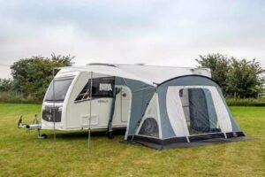 Sunncamp Swift 325 SC Caravan Porch Awning With Rear Upright Pads SF2065