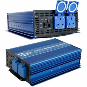 Streetwize 2000W Pure Sine Wave Power Inverter AC 12V to DC 230V USB SWPSI2000 Pure Sine