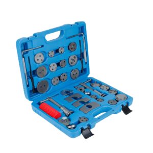 35pcs Brake Caliper Piston Rewind Wind Back Tool Kit Set Carbon Steel