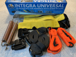 INTEGRA Awning Storm Tie Down Clip In Strap Kit Dorema Pyramid Starcamp NR BG500
