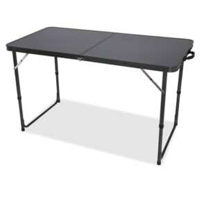 Quest Superlite Black Stow Folding Camping Table F0112B
