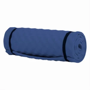 Highlander Comfort Camper Roll Mat Lightweight Contoured XPE Foam Deep Blue SM117-DB