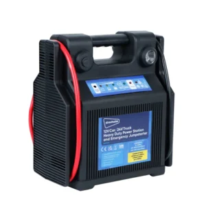 Battery Jump Start Heavy Duty 12v Car & 24v Truck Portable Power Pack Station