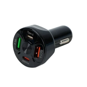 Streetwize Fast Charging Car Adaptor USB 4 Ports 12V Type C USB Type A Charger SWUSB21