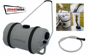 Leisurewize 51 Litre Fresh Water Hog Caravan Motorhome Water Rolling Container Barrel