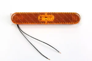 12v LED Amber Side Marker Lamp Light Stick On Adhesive Caravan Motorhome 4303710