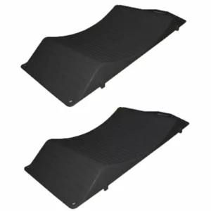 Leisurewize 2 X Tyre Saver Round Wheel Stop Leveller Ramp  LWACC47