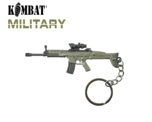 Kombat UK KOMK-002Scar Rifle Keyring Metal Keyring Keychain Scar Rifle