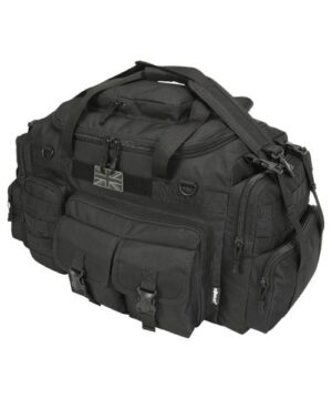 Kombat UK Black Saxon Holdall 65L Military Bag Army Style Molle Compatible