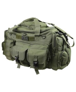 Kombat UK Saxon Holdall 65L Military Bag Army Style Molle Compatible Olive Green