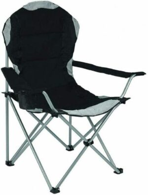 Redwood Leisure Padded High back Camping Chair Black Camping BB-FC174