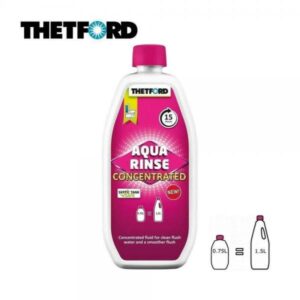 Thetford Aqua Rinse 750ml Plus Concentrate Pink Toilet Chemical Fluid