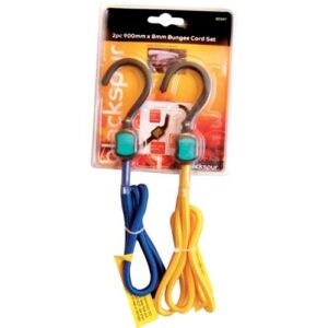 Blackspur 2pce Bungee Cord Set 900mm x 8mm