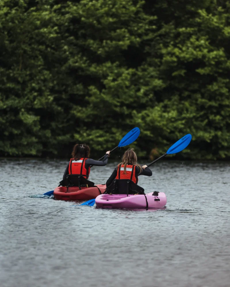 Riber Photon Sit On Top Kayak With Paddle & Backrest R-1036-Burgundy - Image 5