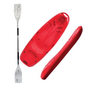 Riber Junior Sit On Top Kayak With Paddle R-1029-RED