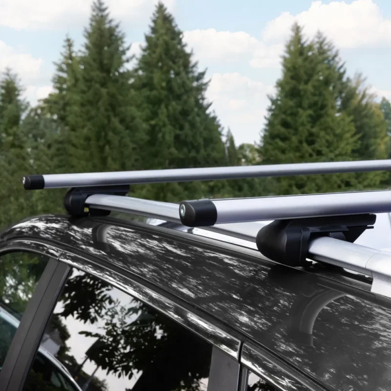 Streetwize 135cm Heavy Duty Universal Aluminium Roof Bars (For Roof Rails) SWRB5 - Image 5