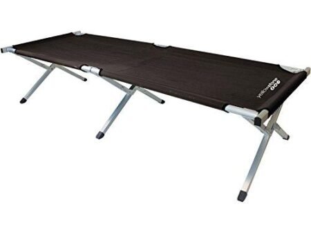 Sunncamp Aluminium Folding Camp Bed Black