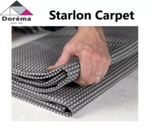 Dorema Starlon Grey 240 x 500cm Heavy Duty Woven Breathable Groundsheet Carpet