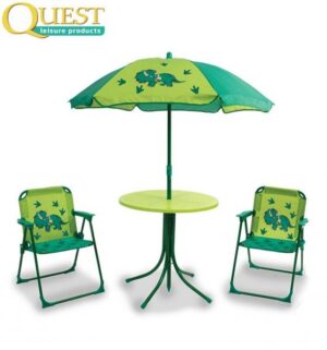 Quest Childrens Dinosaur Garden Set Table And 2 Chair Set SP2025