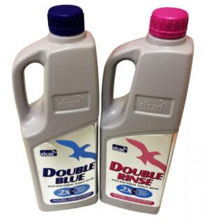 Elsan Blue & Pink Twin Pack 2L Toilet Fluid Cleaner Chemicals
