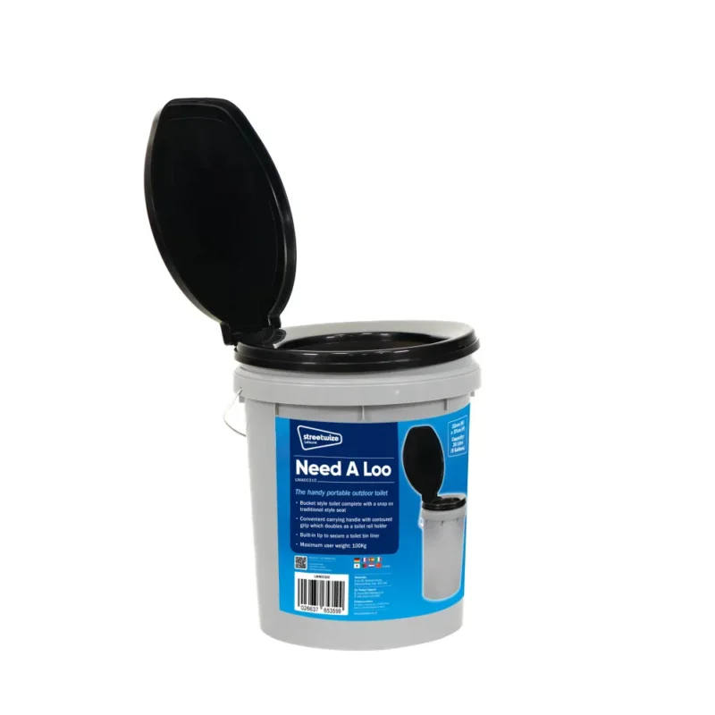 Leisurewize Need A Loo Camping Toilet Bucket With Seat With Lid LWACC310