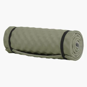 Highlander COMFORT CAMPER Sleeping Mat Contoured XPE Foam Roll Mat SM117-Olive