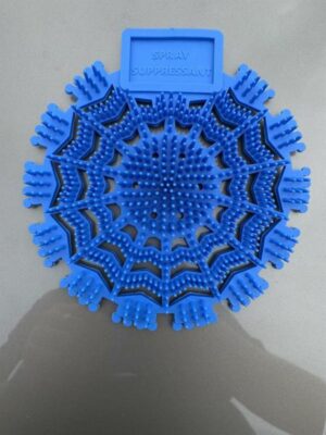 20 X Commercial Spray Suppressant Blue Vanilla Fragranced Urinal Mat Anti-Splash