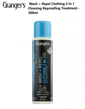 Grangers Wash + Repel 2 in 1 Clothing Cleaner 300ml Gore-Tex Waterproofer GRF73