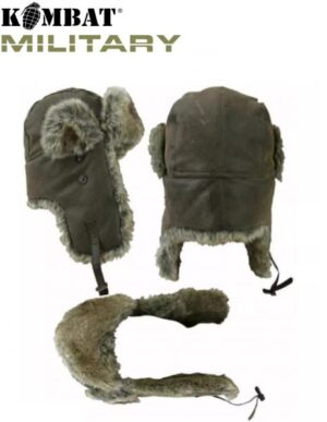 Kombat Polar Expo Aviator Trapper Hat Adults Military Army Strap