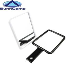SunnCamp Three Way Camping Travelling Mirror Handheld & Stand,