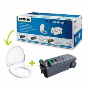 Thetford Replacement Toilet C400 Cassette Seat Fresh Up Kit