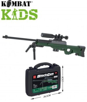 Kombat UK Mini Block Set Sniper Rifle Building Bricks Construction Kit Toy Gun