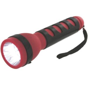 Highlander Blaze 10 LED Large Durable Rubber Flashlight Torch 20 Lumens