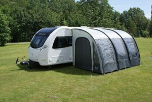 Leisurewize Ontario Ultimate Caravan Poled Porch Awning 390cm Charcoal