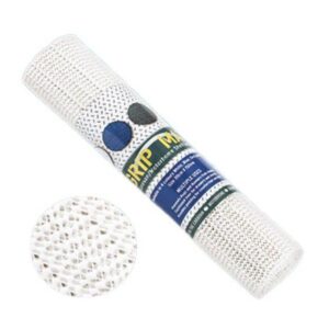 PLS White Non Slip Mat 150 x 30cm Roll Caravan Motorhome Cupboard Liner Grip Mat