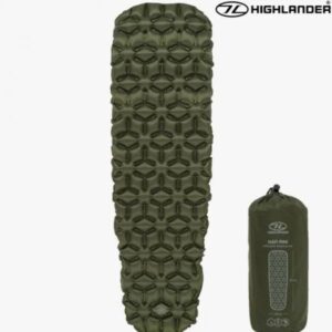 Highlander NAP-PAK Inflatable Sleeping Mat Camping Backpacking Air Baffles Nylon