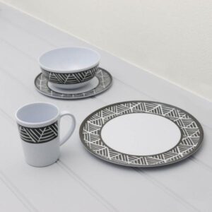 Leisurewize 16 Piece Melamine Set Caravan Camping - Mistrel LW708