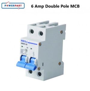 Powerpart 6 Amp Double Pole MCB Caravan Motorhome Electrics L205A