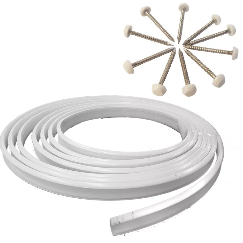 Caravan Window Capping 25mm White 10m Roll FREE Pack of 10 Decadome Pins PO625 - Image 7