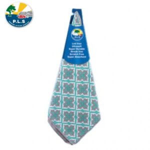 PLS Dish Cloth 30 x 30 Microfibre Cleaning Cloths 3 Pack Green HW4022