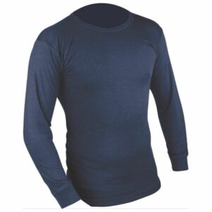 Highlander Navy Mens Thermal Long Sleeve Breathable Base Layer