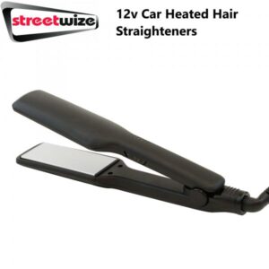 Streetwize 12v Portable Heated Hair Straighteners Camping Caravan
