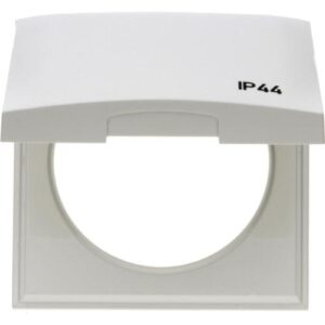 W4 Berker Frame with Hinged Lid (IP44) White