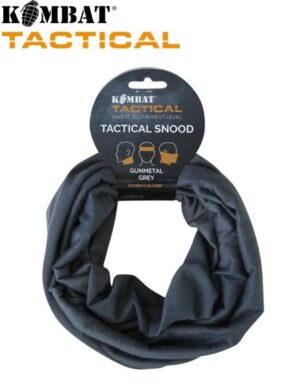 Kombat UK Army Tactical Snood Scarf Neck Warmer Airsoft Cadet Gunmetal Grey