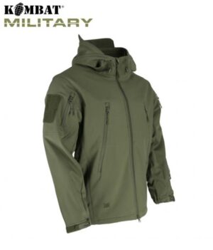 Kombat PATRIOT Tactical Soft Shell Jacket Military Army Style Olive Green