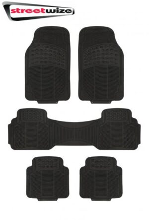 Streetwize Universal MPV 7-Seater Durable Rubber Mat Set SWCM143