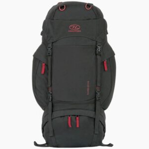 Highlander Rambler 88 Rucksack Trekking Hiking Travel Backpack Charcoal