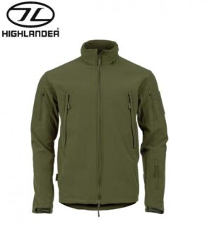 Highlander Tactical Soft Shell Jacket Ranger Green OD Warm Waterproof Army Coat