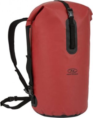 Highlander Troon 70L Waterproof Dry Bag Haversack Holdall Rucksack DB106-RED