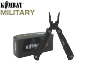 Kombat Tactical Black Commando Multi Tool Locking Blade Folding Pocket Tool